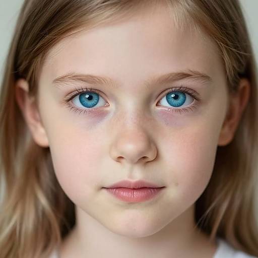 Three-Eyed Girl Portrait