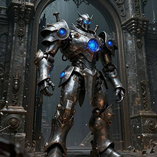 Steampunk Gothic Dark Souls Sentinel