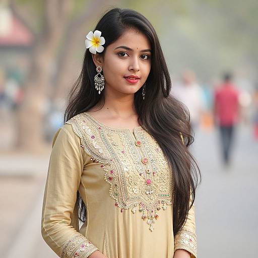 Realistic Portrait of Punjabi Woman