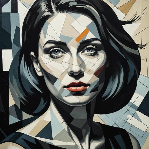 Cubist Portrait of a Woman