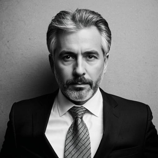Elegant Mature Man in Suit Portrait