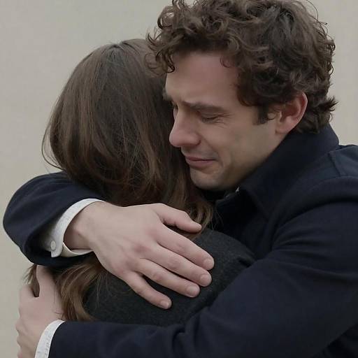 Intimate Embrace of Sadness