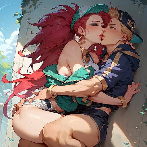 Neon KDA Akali with Blushing Charm