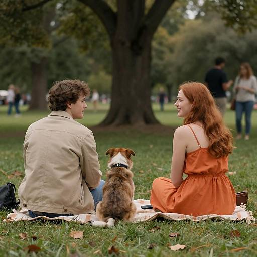 Relaxing Day at the Park with Friends