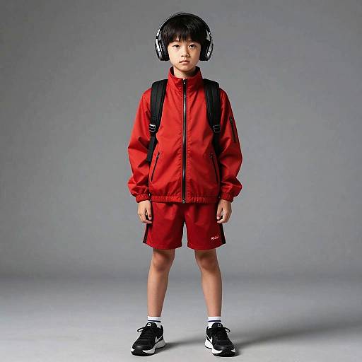 Ultra High Res Boy in Red Jacket