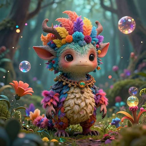 Surreal Fantasy Creature Portrait