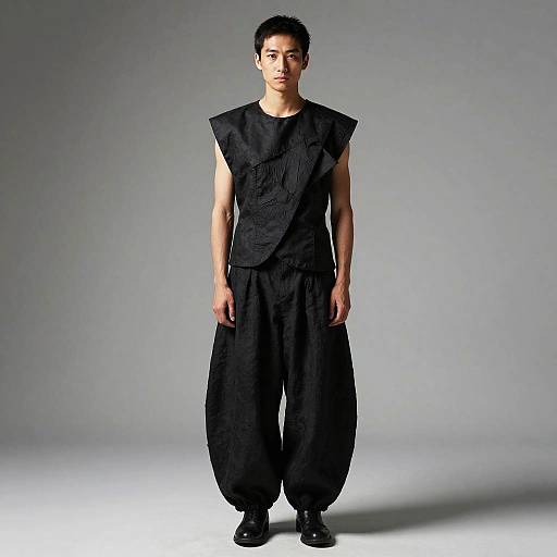 Avant-Garde All Black Menswear