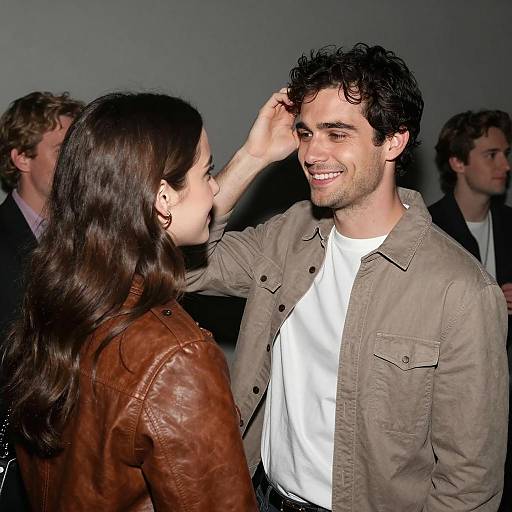 Social Interaction in a Dimly Lit Cafe