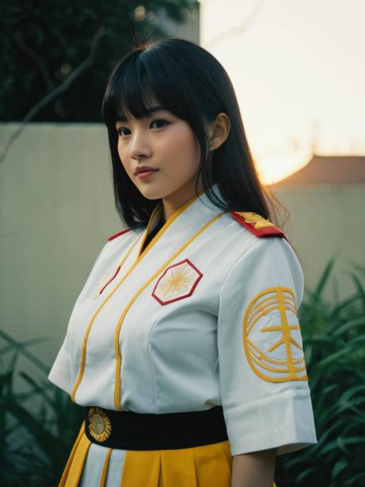 Woman in Sumeragi Lee Noriega Cosplay Costume