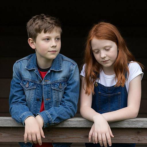 Captivating Portrait of Two Children