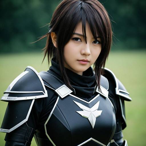 Realistic Female Kirito Cosplay Portrait