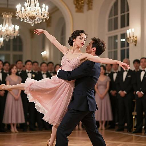 Elegant Dance: A Captivating Moment