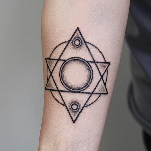 Sacred Geometry Forearm Tattoo Design