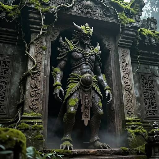 Cocodemon Guarding Ancient Ruins