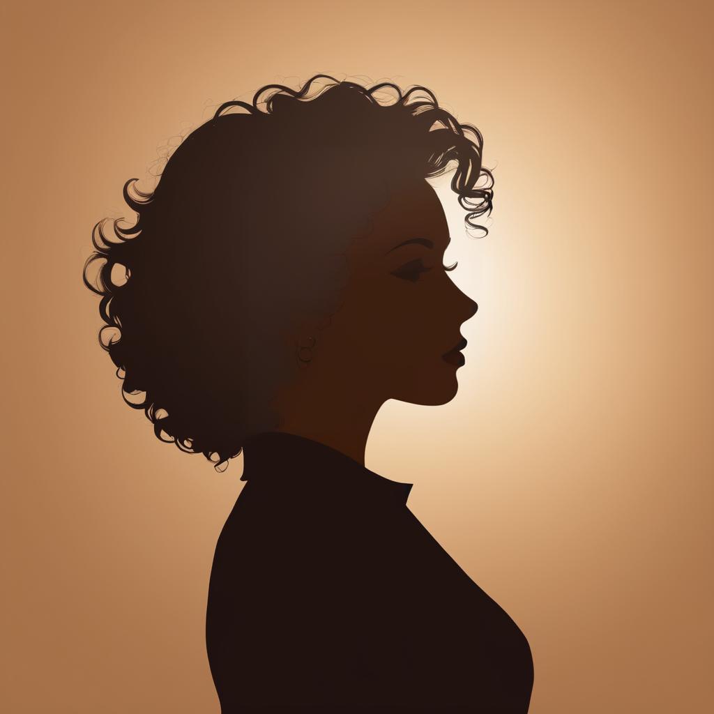 Hopeful Silhouette of Indian Woman