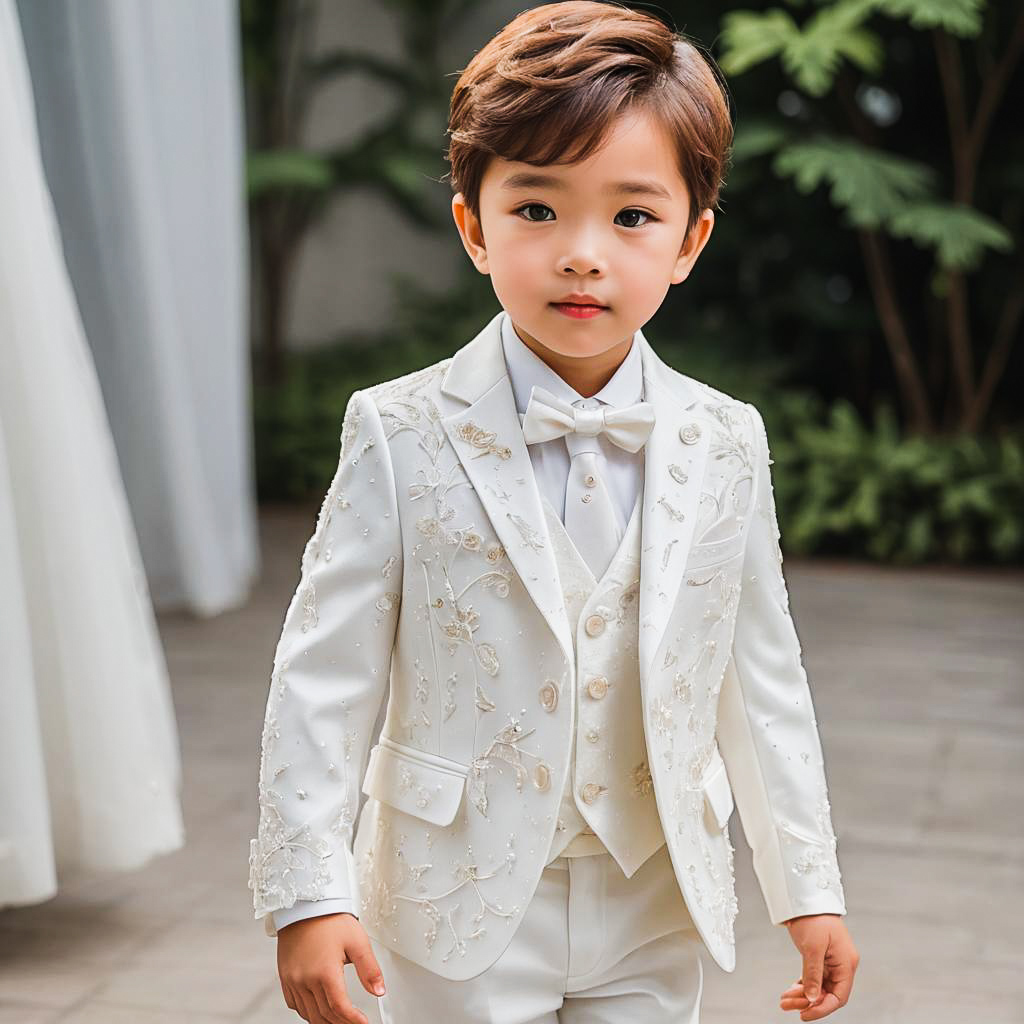 Charming Modern Ring Bearer Photoshoot