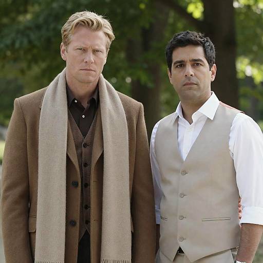 Outdoor Portrait of Two Men