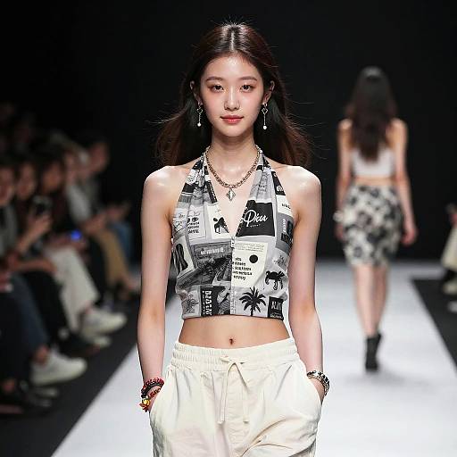 Photoreal Korean Streetwear Full-Body Portrait