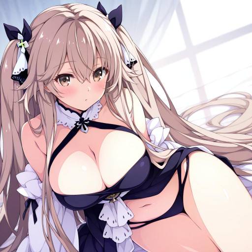 Illustration of Anchorage (azur lane), azur lane in the style of Saipaco