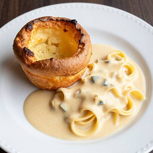 Yorkshire Pudding with Onion Gravy