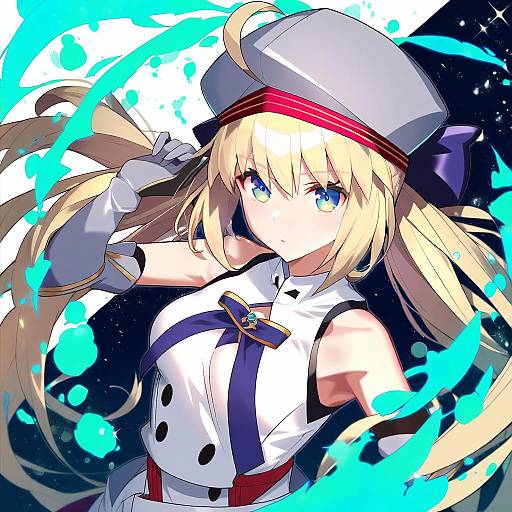 Illustration of Artoria caster (first ascension) (fate), fate/grand order in the style of Umigarasu (kitsune1963)