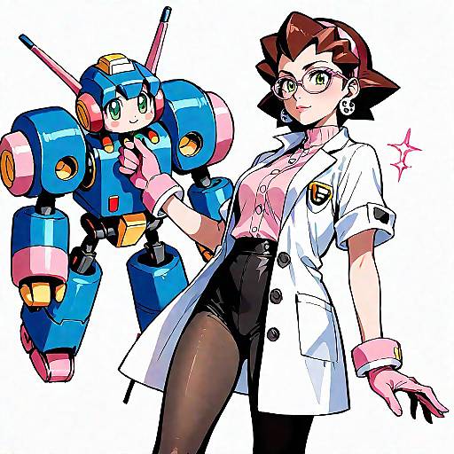 Tron Bonne with Servbot Mecha