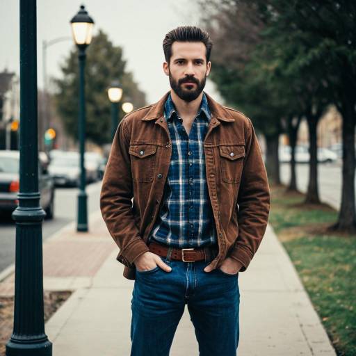 Stylish Outdoor Portrait of a Tall Man