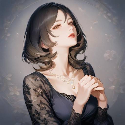 Realistic Portrait of Lisa from Genshin Impact
