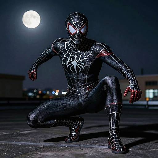 Stealthy Spider Silk Superhero Suit