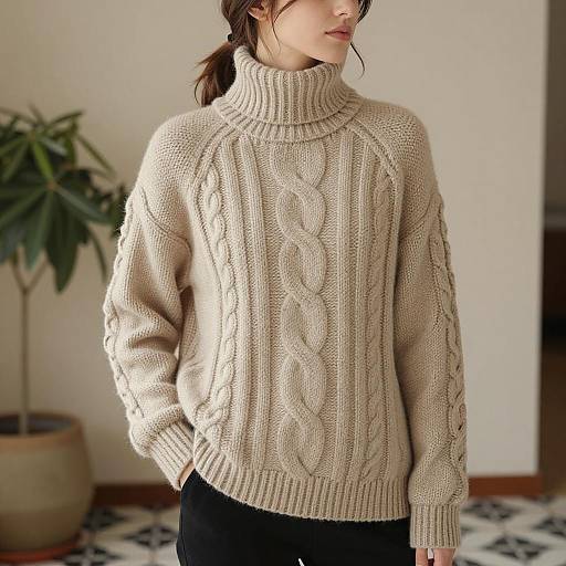 Cozy Winter Fashion: Knitted Jumper Style