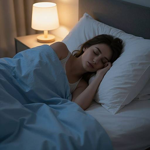 Serene Woman Sleeping Peacefully