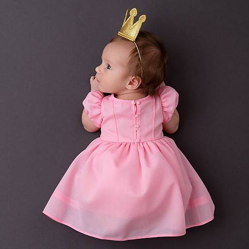 Newborn Princess Peach Portrait