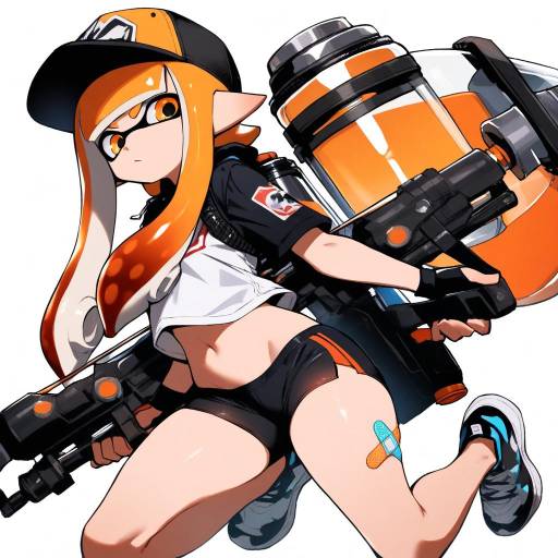Inkling Boy with Tentacle Hair