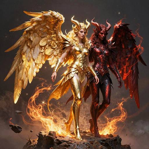 Half Angel Half Demon Guardian