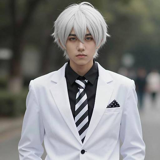 Dazzling Cosplay Portrait of Mr. Negative