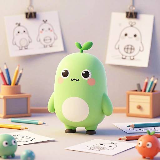 Pixar Style Character Workspace