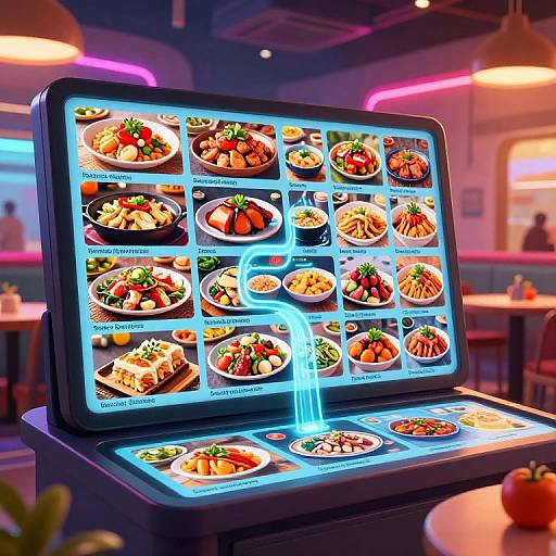 Futuristic AI Global Menu Generator