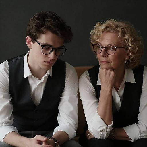 Intense Moment Between Two Generations