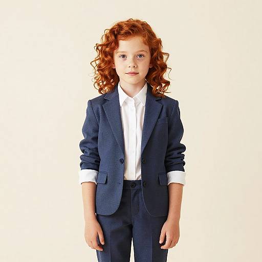 Portrait of Children in Stylish Attire