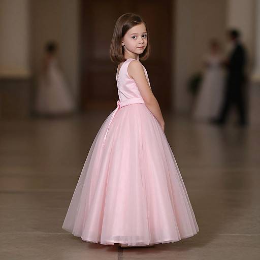 Pink Dress Child Portrait