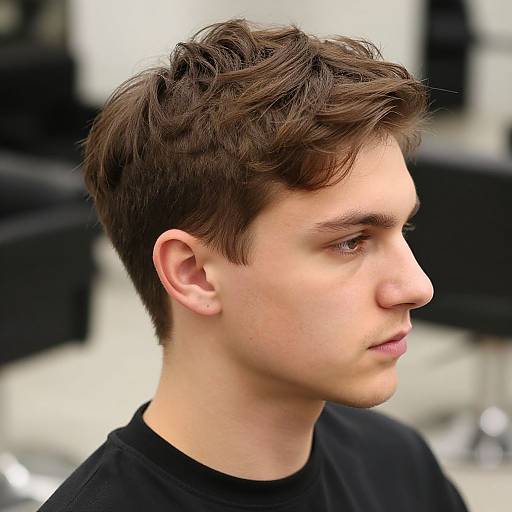 Modern Blowout Hairstyle for Men