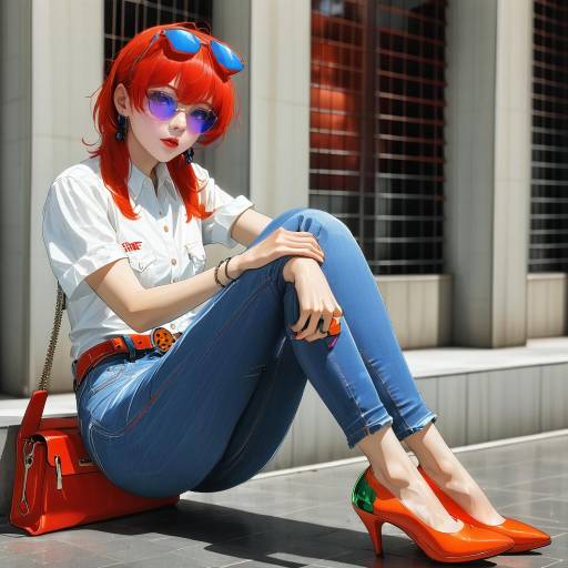 Stylish Girl Inspired by Neon Genesis