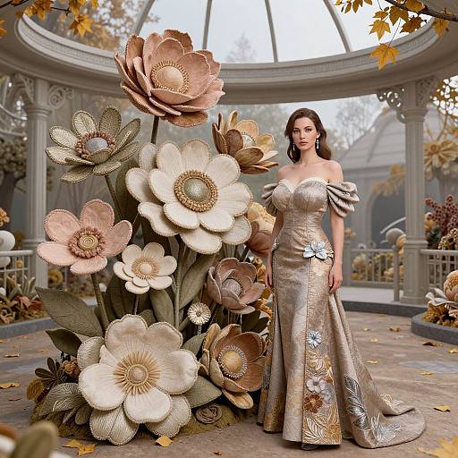 Futuristic Floral Couture Garden
