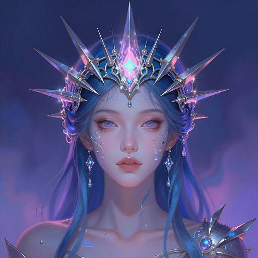 Futuristic Fantasy Portrait of a Woman