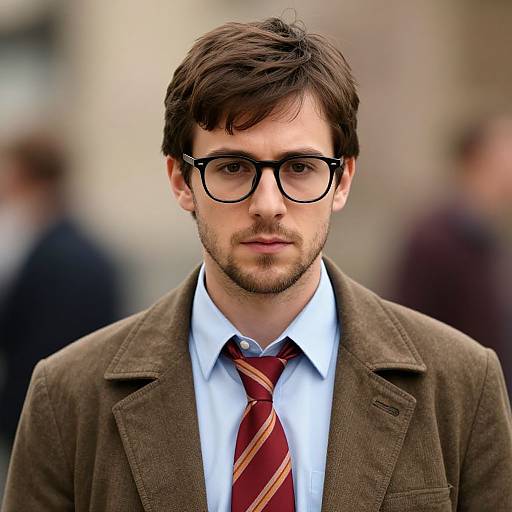 Realistic Doc Brown Inspired Portrait