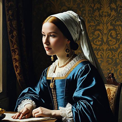 Noblewoman in Dutch Golden Age Style