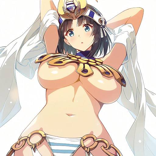 Illustration of Ancient princess menace, queen's blade in the style of Umino mokuzu (shizumisou)