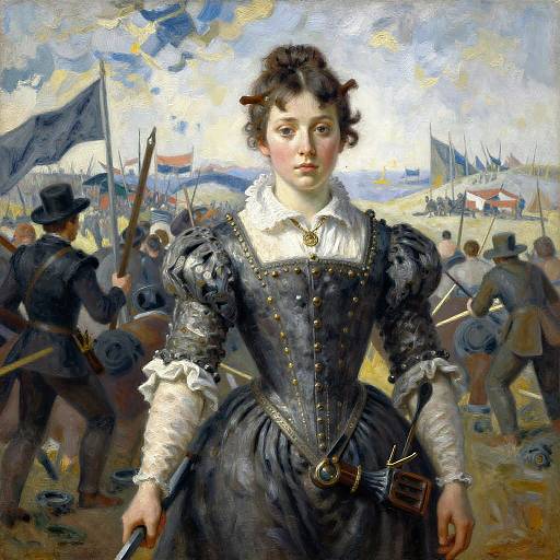 Impressionist Joan of Arc Battlefield