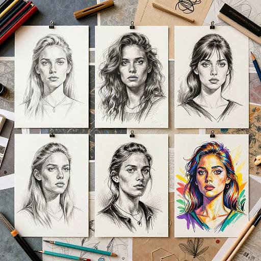 Vibrant Gallery of Diverse Art Styles