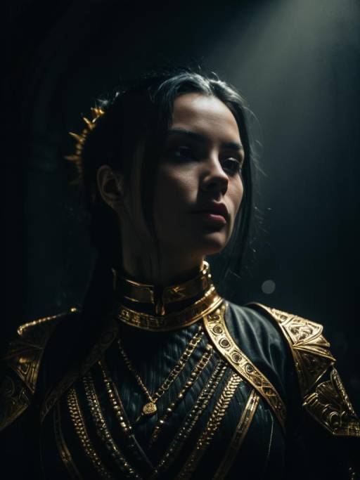 Woman in Nigredo Cosplay Costume